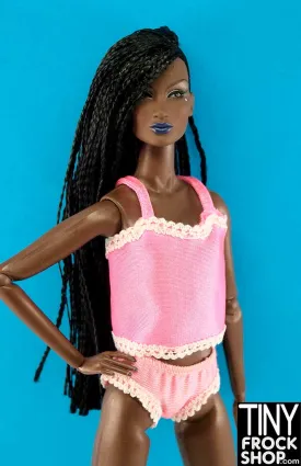 12" Fashion Doll Pink Knit Cami Top