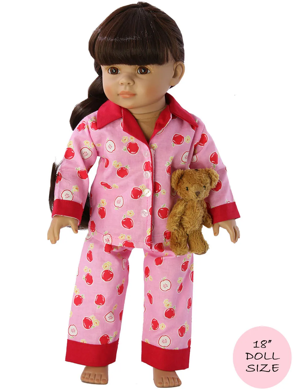 18" doll clothes patterns - PAJAMAS (D1314)