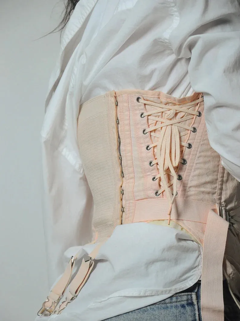 1920's Camp Fan Lace Corset