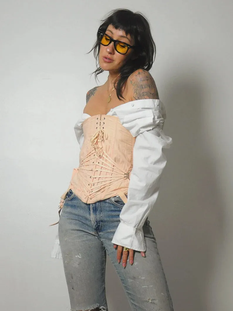 1920's Camp Fan Lace Corset