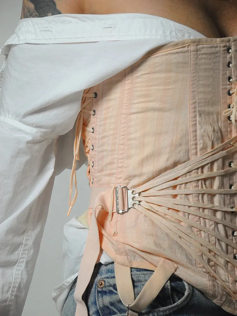 1920's Camp Fan Lace Corset