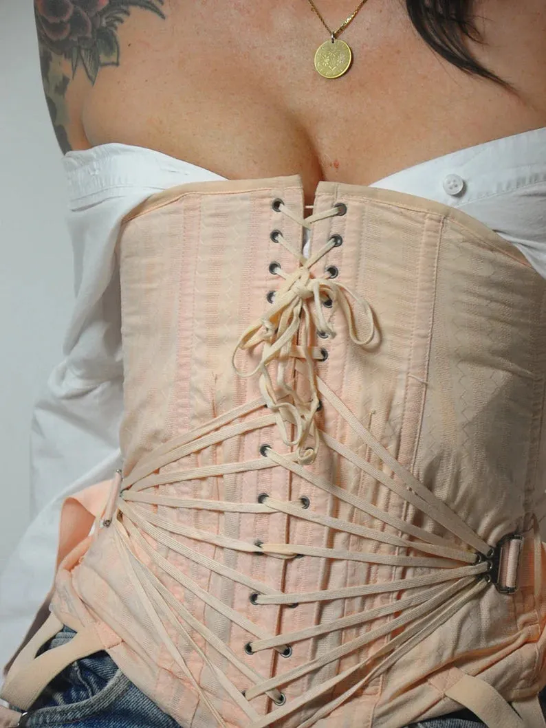 1920's Camp Fan Lace Corset