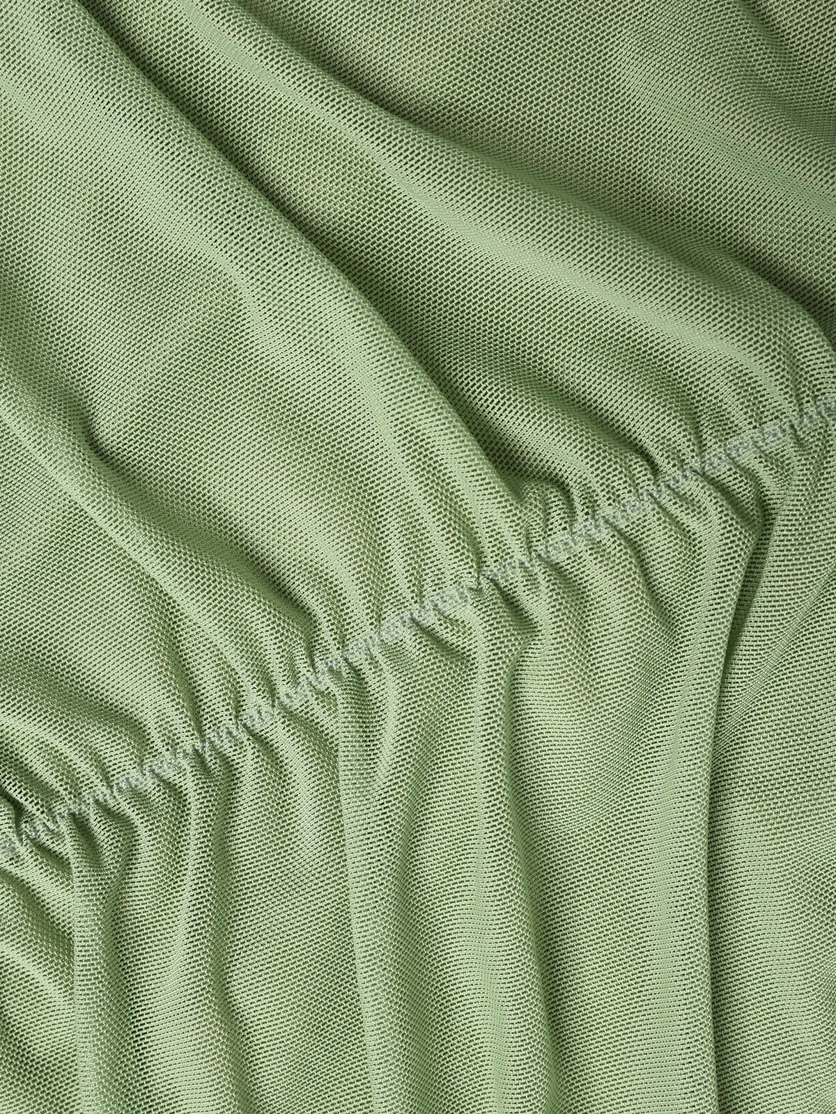 1930s Solid Pleated Wide Strap Fishtail Dress