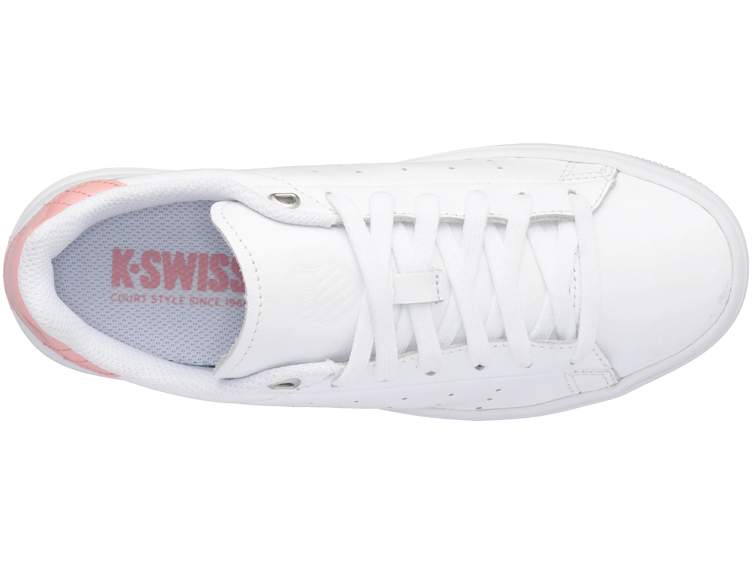 96596-973-M | COURT FRASCO II | WHITE/FLAMINGO PINK