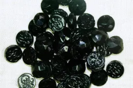 9mm Round French Jet Nailheads