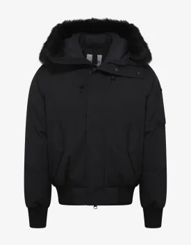 Black Short Down Parka Jacket