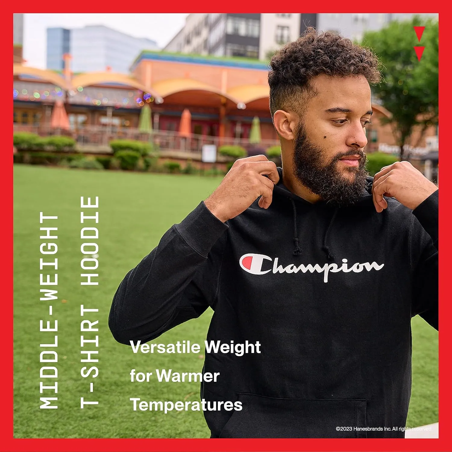 Champion Men's Long Sleeve T-Shirt Hoodie (Retired Colors)