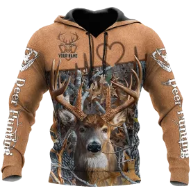 Custom Name Deer Hunting Hoodies For Men And Women, Hunting Hoodie Adults, Hunter Birthday Gift