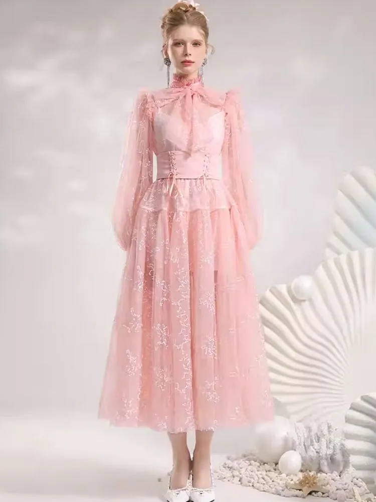 French court style dress【s0000006818】