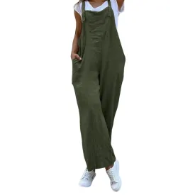 Funki Buys | Pants | Women's Baggy Romper | Bib Overalls