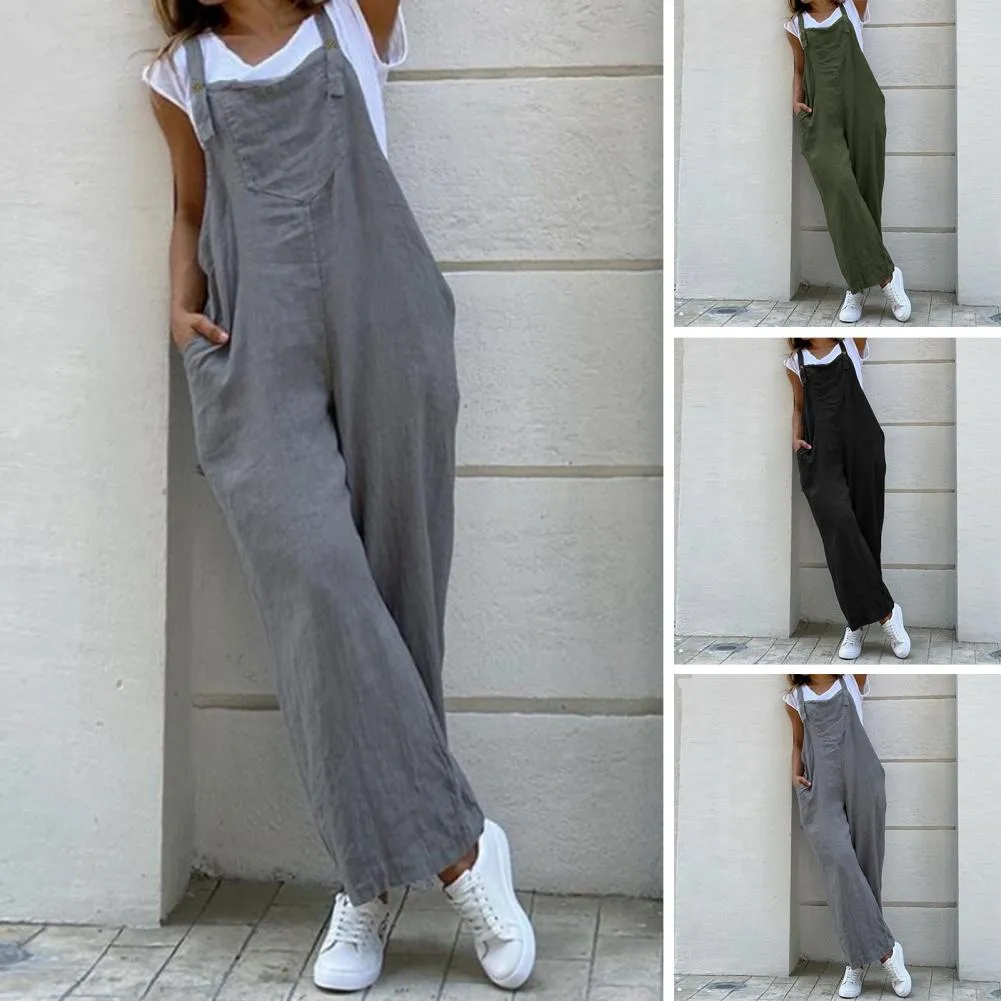 Funki Buys | Pants | Women's Baggy Romper | Bib Overalls