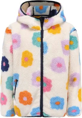 Girl's Soft Fleece sherpa Jacket Full Zip Hoodie