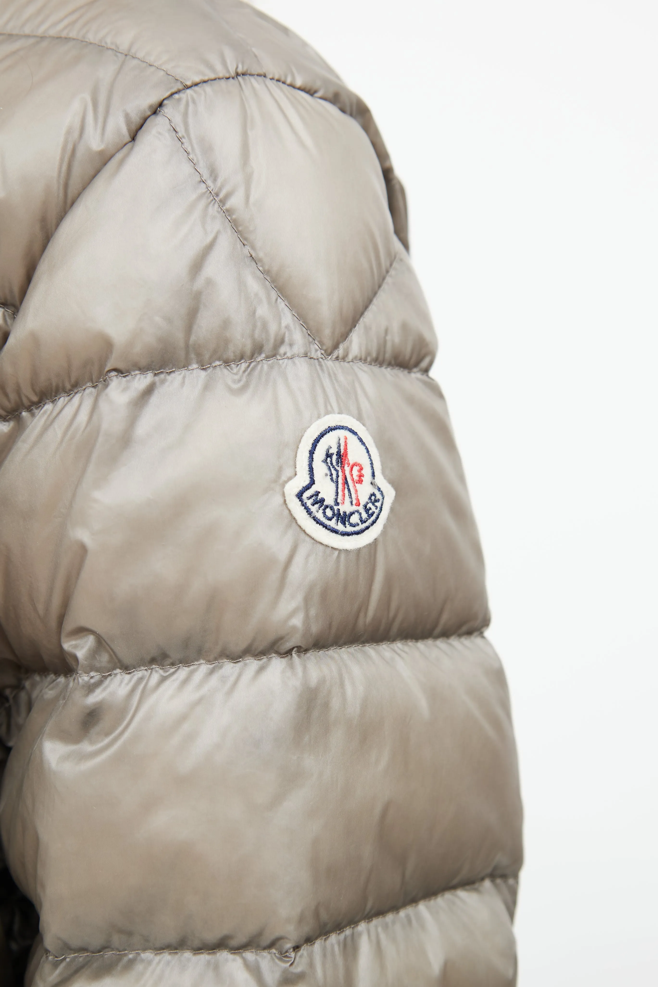 Grey Acorus Short Down Jacket