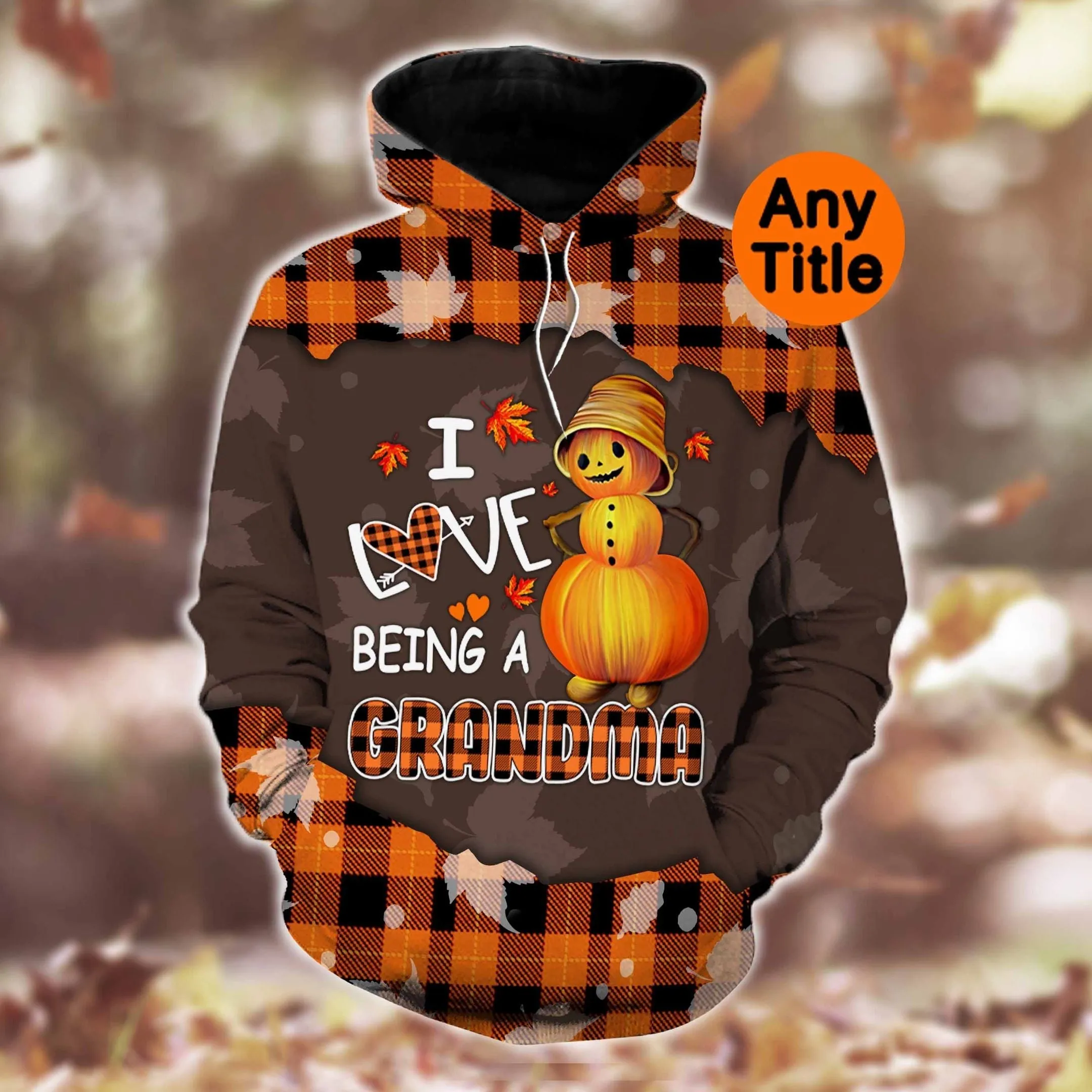 I Love Being A Grandma Christmas Hoodie