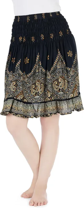 Lannaclothesdesign High Waisted Skirts for Women Short Flowy Summer Skirt Trendy Outfit Knee Length Boho Clothing Fall Skirts