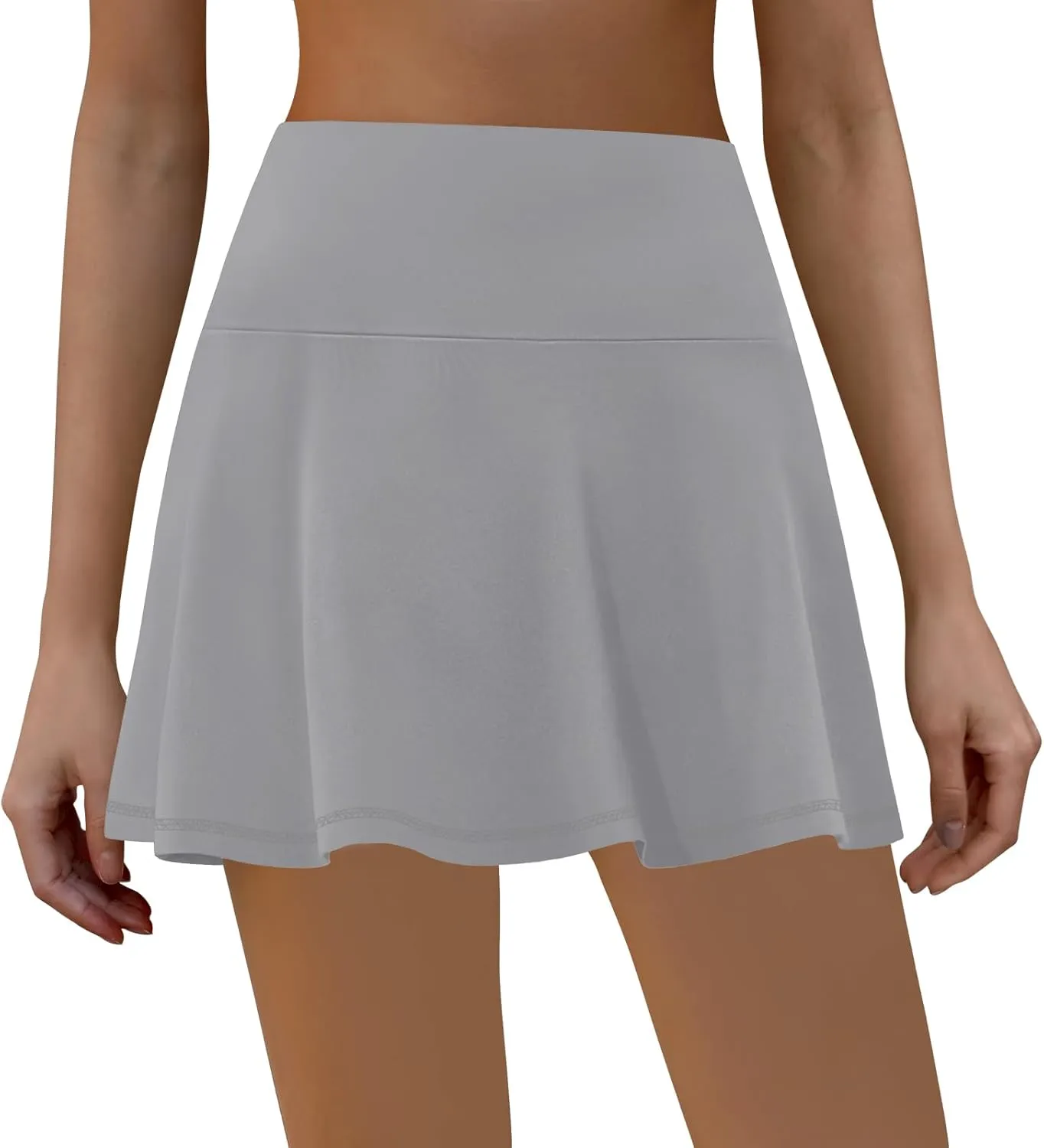 LouKeith Womens Tennis Skirt High Waisted Athletic Skorts Running Casual Pickle Ball Golf Skirts with Pockets