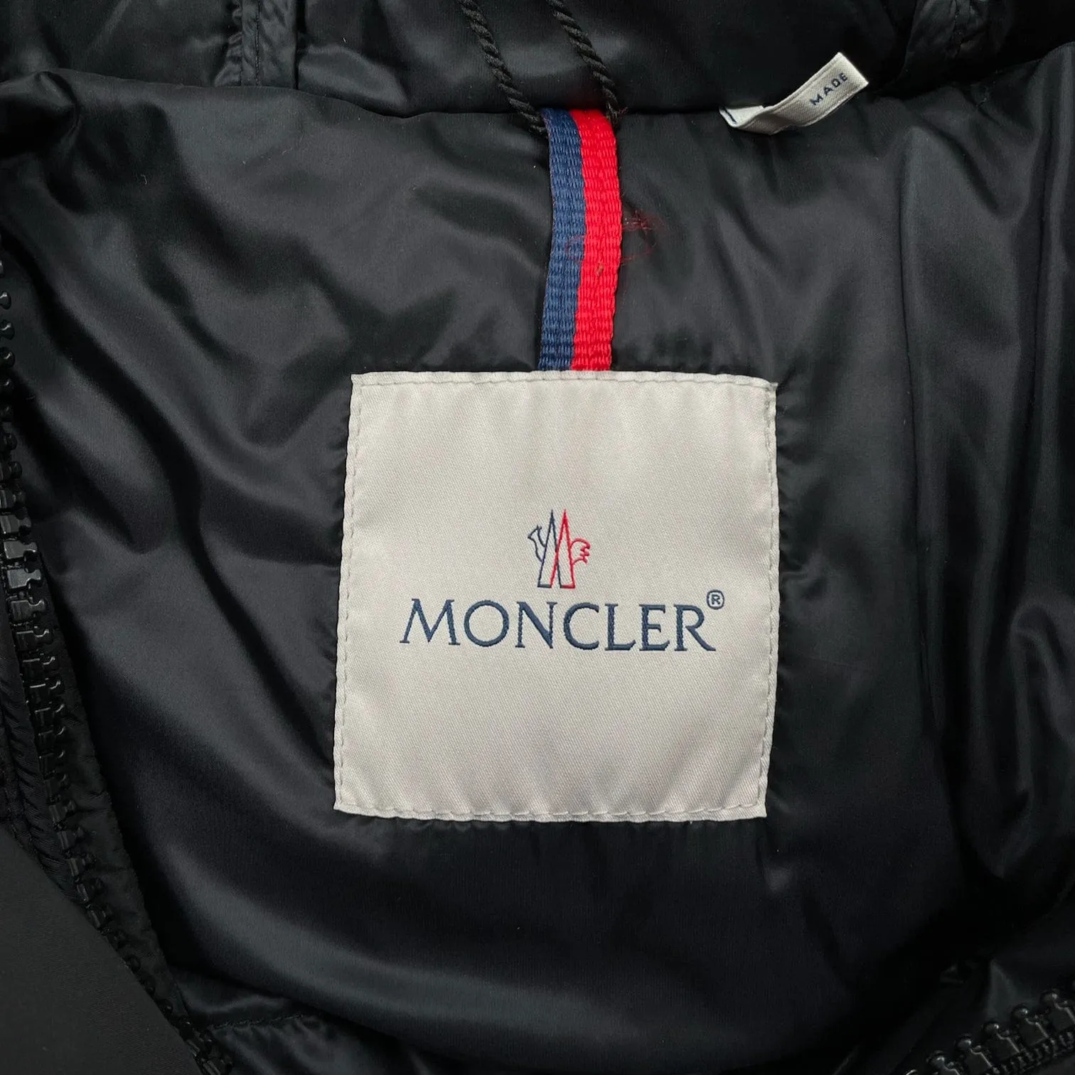 Moncler Montvernier Short Down Jacket Black Pre-Owned