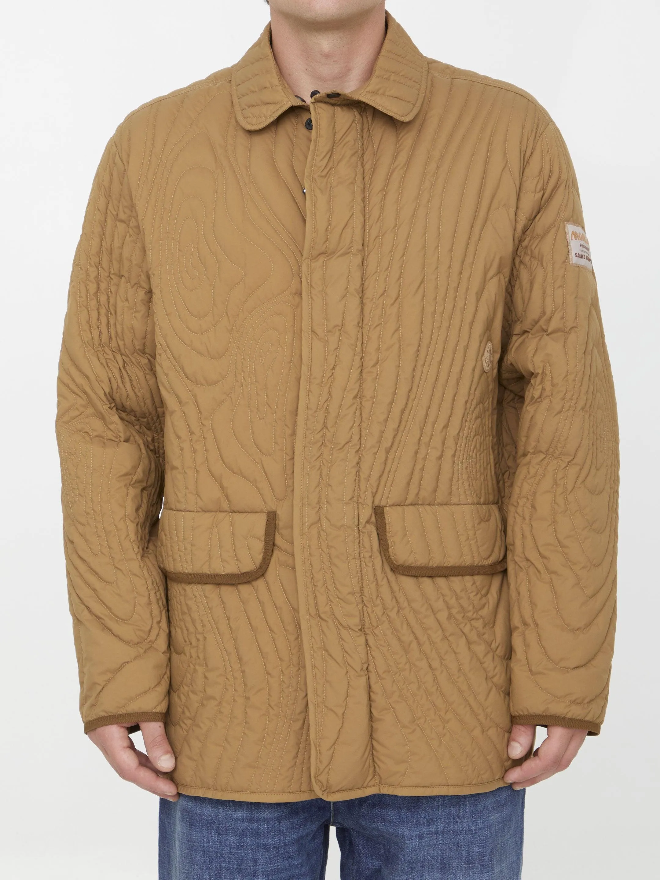 Moncler X Salehe Bembury Harter-heighway Short Down Jacket