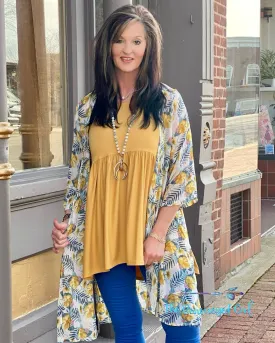 Mustard Baby Doll Tank Top