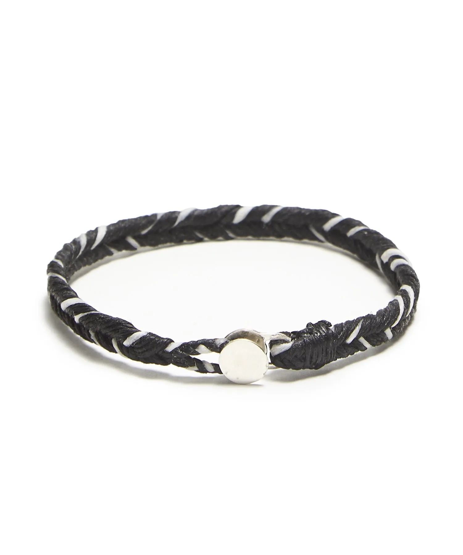 Scosha Fishtail Button in Black and Soleil Fleck