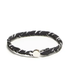 Scosha Fishtail Button in Black and Soleil Fleck