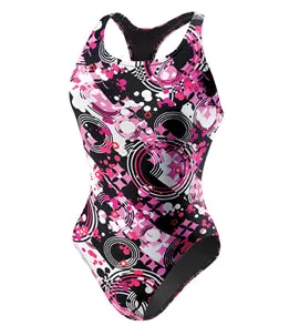 SPEEDO Women&#39;s Orbital Stripe Corset Back