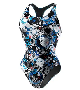 SPEEDO Women&#39;s Orbital Stripe Corset Back