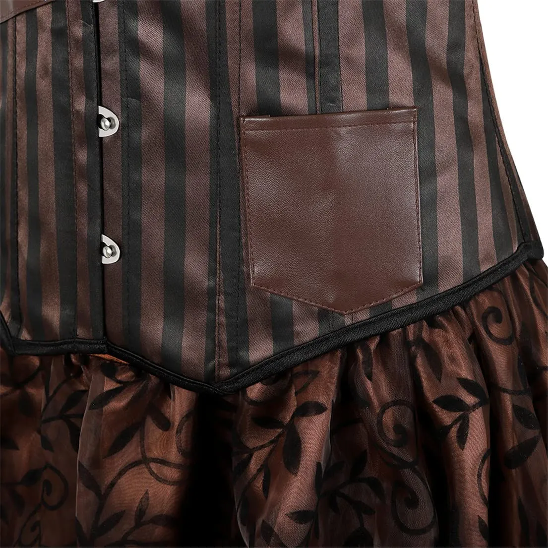Steampunk Gothic Corset and Skirt Set Halloween Costumes