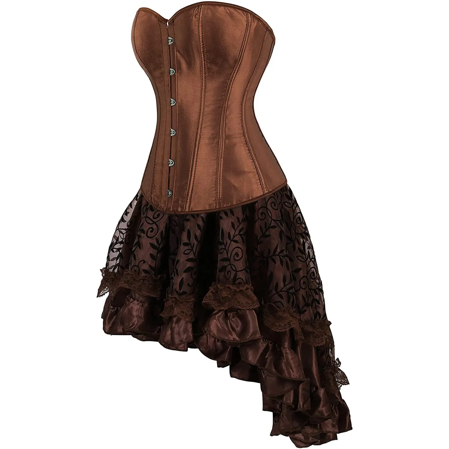 Steampunk Gothic Corset and Skirt Set Halloween Costumes