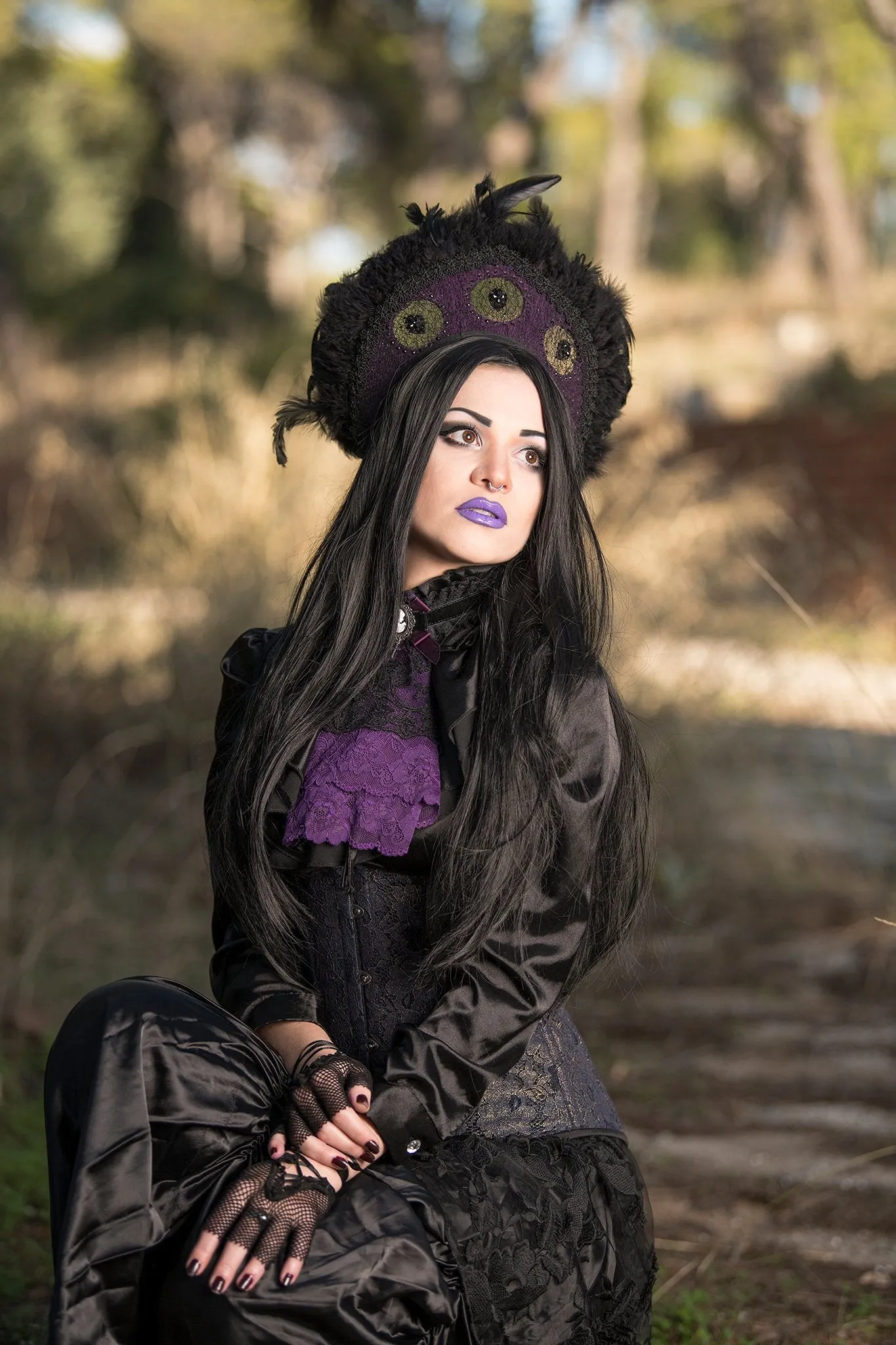 Vest corset in gothic style with high back. Gothic Victorian, steampunk affordable cheap corset, girlfriend's gift, historical corset