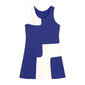 Vieux Jeu Lina Dress (Women's) - Blue/White