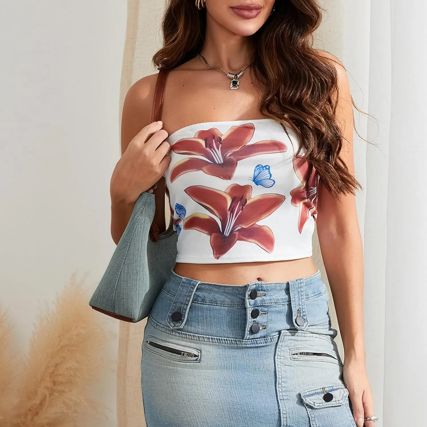Women Y2k Tube Top