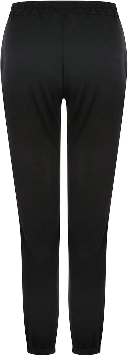 Womens Cinch Bottom Sweatpants Casual High Waisted Avtive Workout Joggers Trendy Plus Size Pants Fall Fashion Outfits